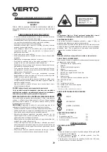 Предварительный просмотр 28 страницы VERTO 52G057 Instruction Manual