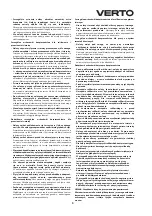 Предварительный просмотр 5 страницы VERTO 52G105 Instruction Manual