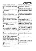 Предварительный просмотр 13 страницы VERTO 52G105 Instruction Manual