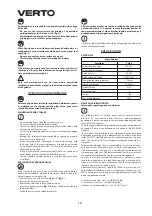 Предварительный просмотр 14 страницы VERTO 52G105 Instruction Manual