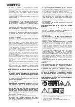 Preview for 50 page of VERTO 52G311 Instruction Manual