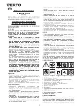 Предварительный просмотр 24 страницы VERTO 52G400 Instruction Manual