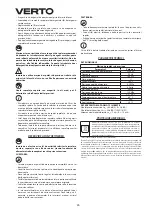 Preview for 26 page of VERTO 52G423 Instruction Manual