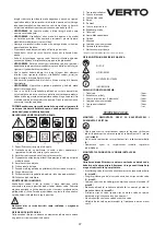 Preview for 47 page of VERTO 52G423 Instruction Manual