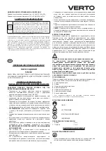 Предварительный просмотр 13 страницы VERTO 52G460 Manual