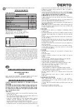 Preview for 17 page of VERTO 52G505 Instruction Manual