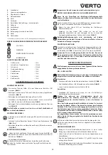 Preview for 15 page of VERTO 52G530 Instruction Manual