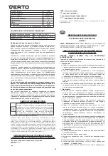 Предварительный просмотр 18 страницы VERTO 52G573 Instruction Manual