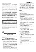 Предварительный просмотр 27 страницы VERTO 52G573 Instruction Manual