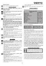 Предварительный просмотр 29 страницы VERTO 52G573 Instruction Manual