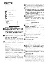 Preview for 8 page of VERTO 52G584 Instruction Manual