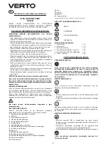 Preview for 6 page of VERTO 52G607 Instruction Manual