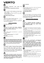 Preview for 16 page of VERTO 52G607 Instruction Manual