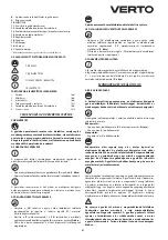 Preview for 21 page of VERTO 52G607 Instruction Manual