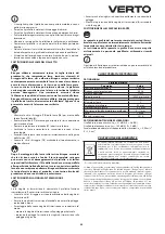 Preview for 55 page of VERTO 52G607 Instruction Manual