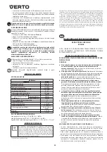 Предварительный просмотр 30 страницы VERTO 52G684 Instruction Manual