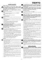 Предварительный просмотр 43 страницы VERTO 52G684 Instruction Manual