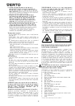 Предварительный просмотр 56 страницы VERTO 52G684 Instruction Manual