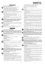 Предварительный просмотр 61 страницы VERTO 52G684 Instruction Manual