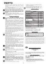 Предварительный просмотр 62 страницы VERTO 52G684 Instruction Manual