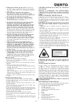 Предварительный просмотр 75 страницы VERTO 52G684 Instruction Manual