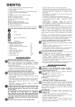 Предварительный просмотр 12 страницы VERTO 52G710 Instruction Manual