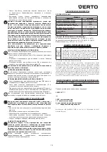 Предварительный просмотр 13 страницы VERTO 52G710 Instruction Manual