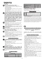 Предварительный просмотр 24 страницы VERTO 52G710 Instruction Manual