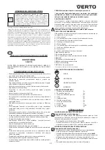 Предварительный просмотр 31 страницы VERTO 52G710 Instruction Manual