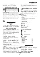 Предварительный просмотр 35 страницы VERTO 52G710 Instruction Manual