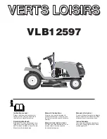 Preview for 1 page of Verts Loisirs VLB12597 Instruction Manual