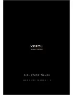 Preview for 1 page of Vertu ASTER T User Manual