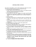 Preview for 2 page of Verve 501625 Operating Instructions Manual