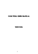 Verykool I121C Full User Manual предпросмотр