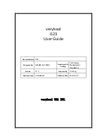 Verykool I123 User Manual preview