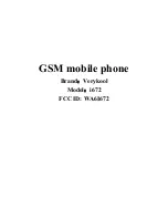 Verykool i672 User Manual preview