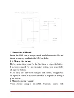 Предварительный просмотр 3 страницы Verykool S4008 Manual