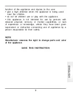 Preview for 12 page of Ves Electric H-100-R Instruction Manual