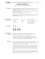 Preview for 2 page of VES AX315/4-1 Installation, Operation & Maintenance Manual