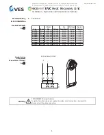 Предварительный просмотр 9 страницы VES ecovent EVC Installation, Operation And Maintenance Manual