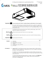 Предварительный просмотр 1 страницы VES ecovent EVH Installation, Operation And Maintenance Manual