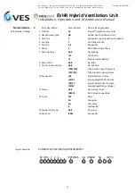 Предварительный просмотр 2 страницы VES Ecovent EVHR Installation, Operation And Maintenance Manual