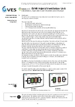 Preview for 14 page of VES Ecovent EVHR Installation, Operation And Maintenance Manual