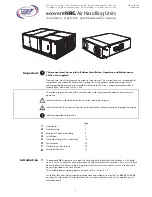 Предварительный просмотр 1 страницы VES ecovent NRG Installation, Operation And Maintenance Manual