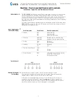 Preview for 2 page of VES Heatline Installation, Operation And Maintenance Manual