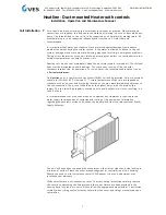 Preview for 7 page of VES Heatline Installation, Operation And Maintenance Manual