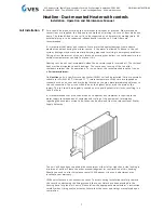 Предварительный просмотр 7 страницы VES Heatline Installation, Operation And Maintenance Manual