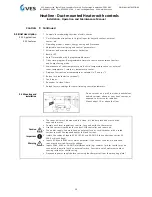 Preview for 15 page of VES Heatline Installation, Operation And Maintenance Manual