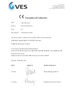 Preview for 8 page of VES Short Case Axial series Installation, Operation & Maintenance Manual