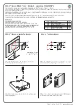 VESA MIS-D Quick Manual предпросмотр